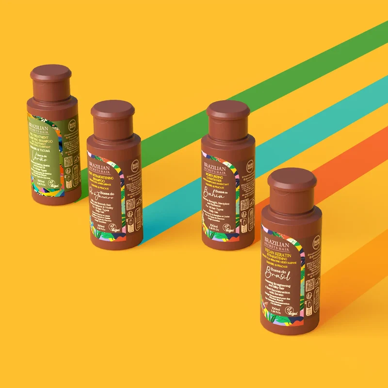 Brazilian Secrets Hair - Bossa do Brasil Kit lissage à la kératine végétalienne - 400ml