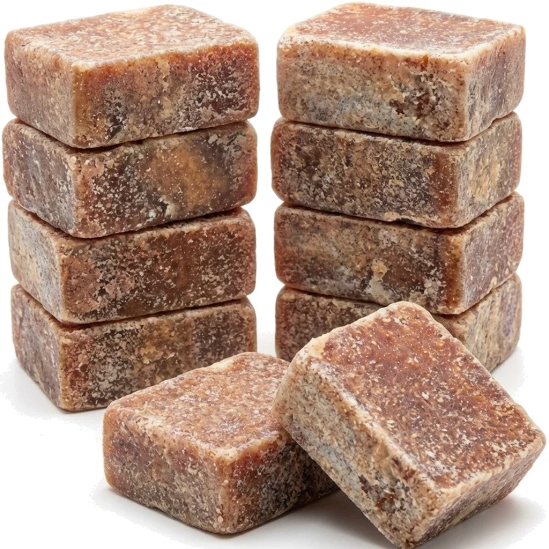 Lot de 10 carrés de musc ambré – parfum solide