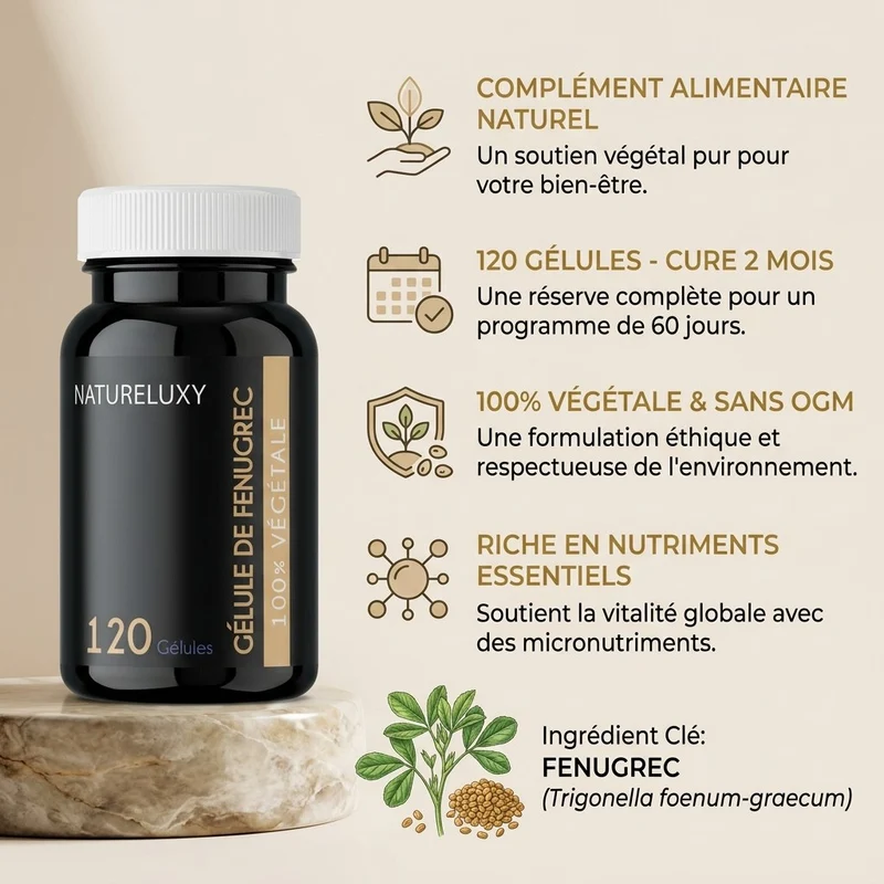 Fenugrec 120 Gélules Végétales 300 mg