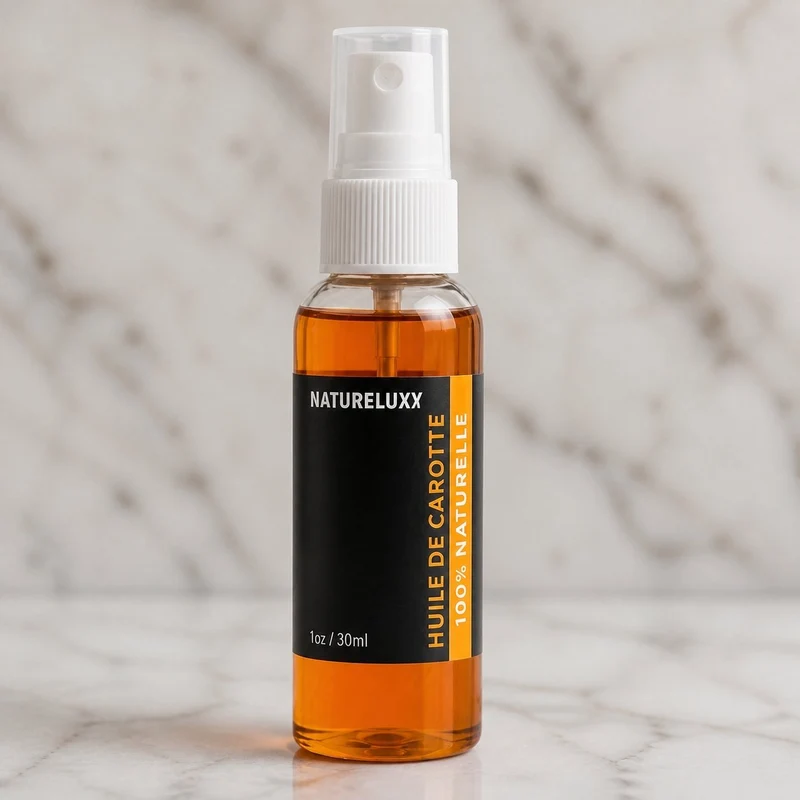 2 Flacons Huile de Carotte 30mL spray 100% naturelle