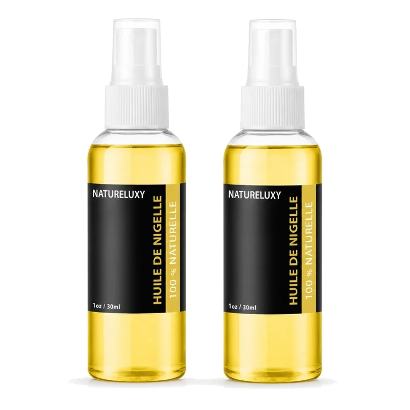 2 Flacons Huile de Nigelle 30mL spray 100% naturelle