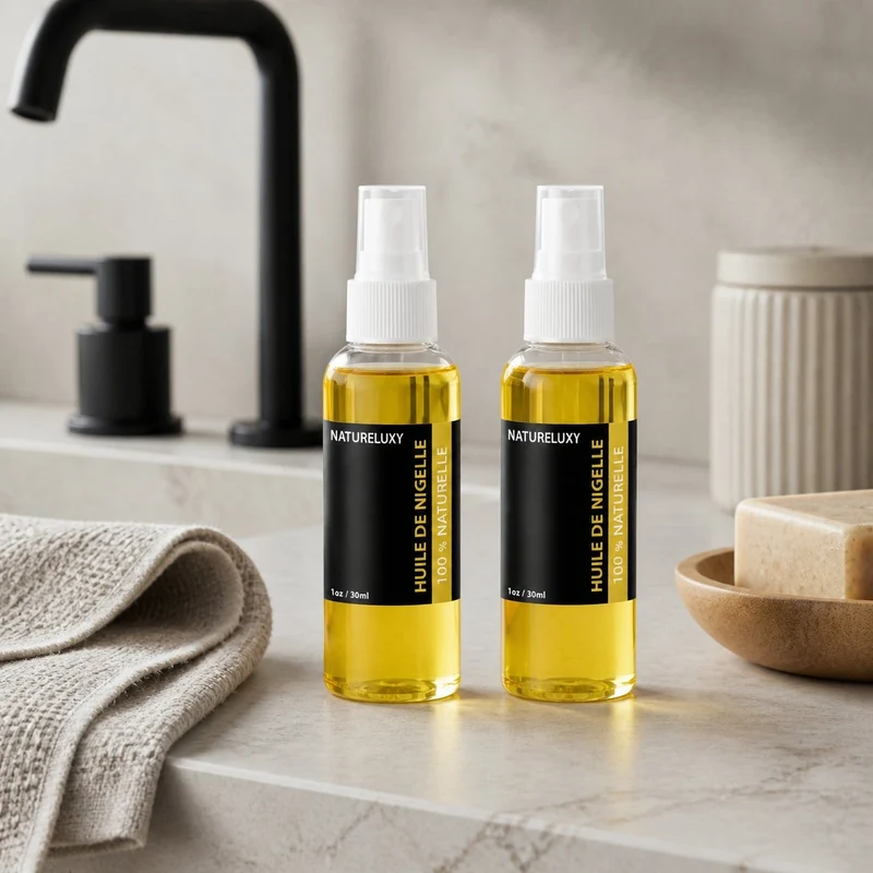 2 Flacons Huile de Nigelle 30mL spray 100% naturelle