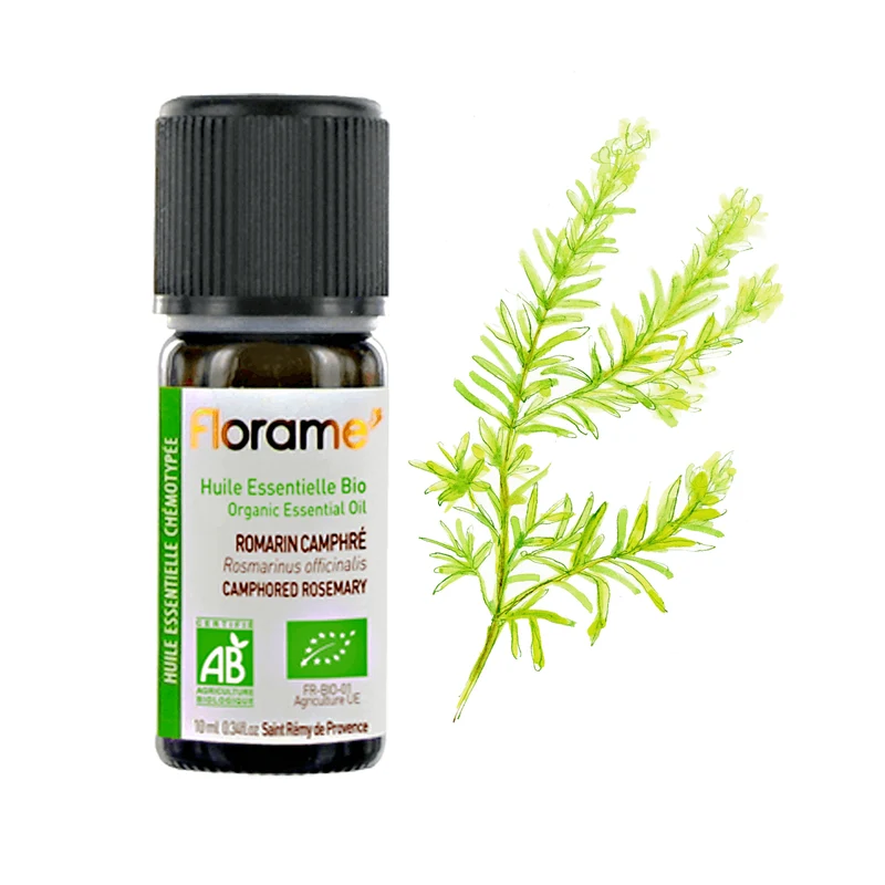 Huile Essentielle de Romarin à Camphre Biologique