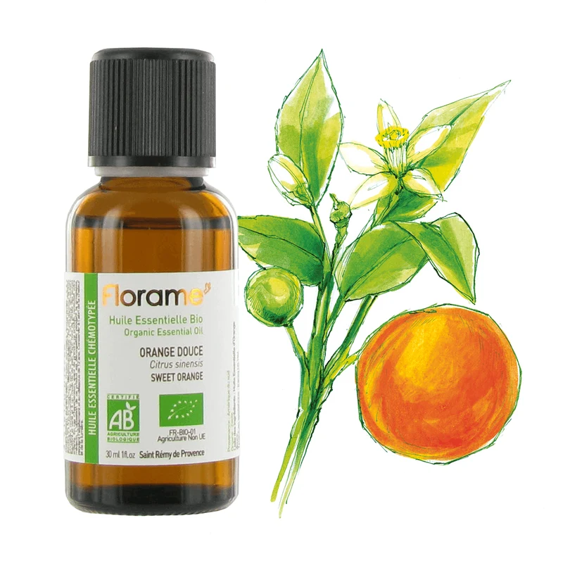 Huile Essentielle d'Orange Douce Zeste (expressée) Biologique