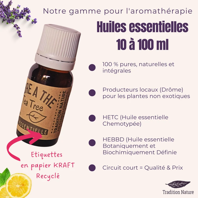 Huile essentielle de Thym à thymol