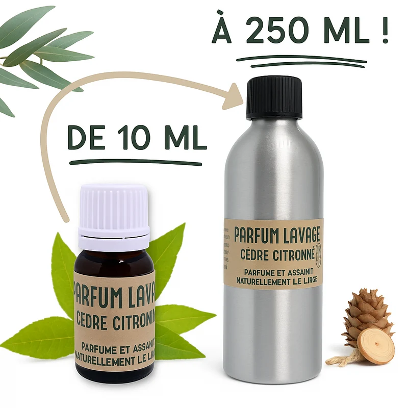 Fragrance naturelle pour lessive et linge