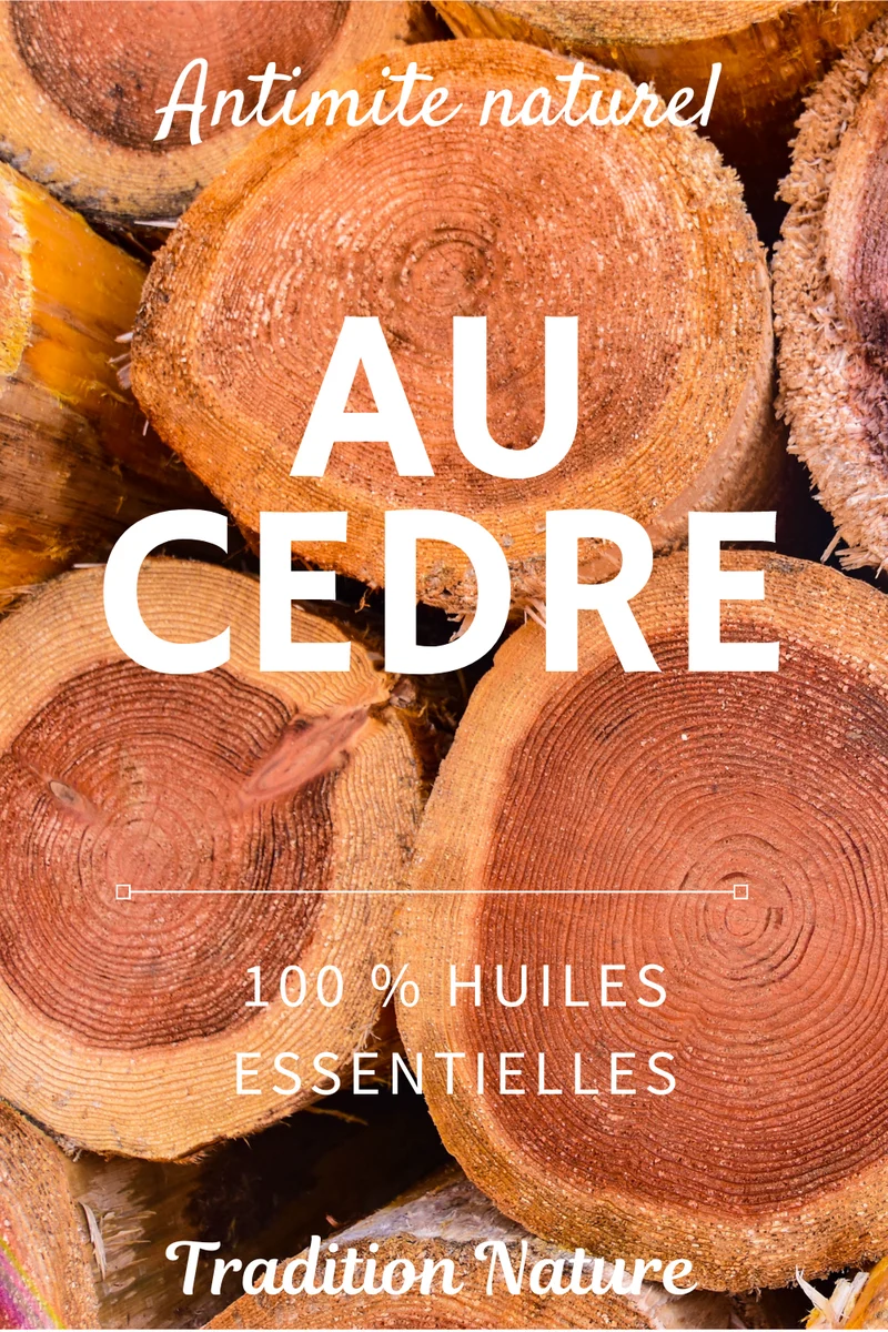Anti-mite au Cèdre | Répulsif aux huiles essentielles
