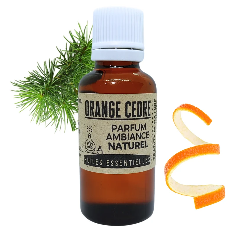 Orange Cèdre | Complexe 100 % huiles essentielles 10 à 100 ml