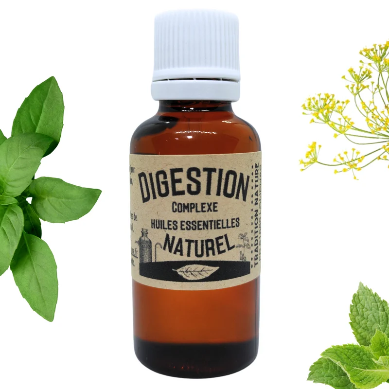 Digestion Complexe aromathérapie 100 % huiles essentielles