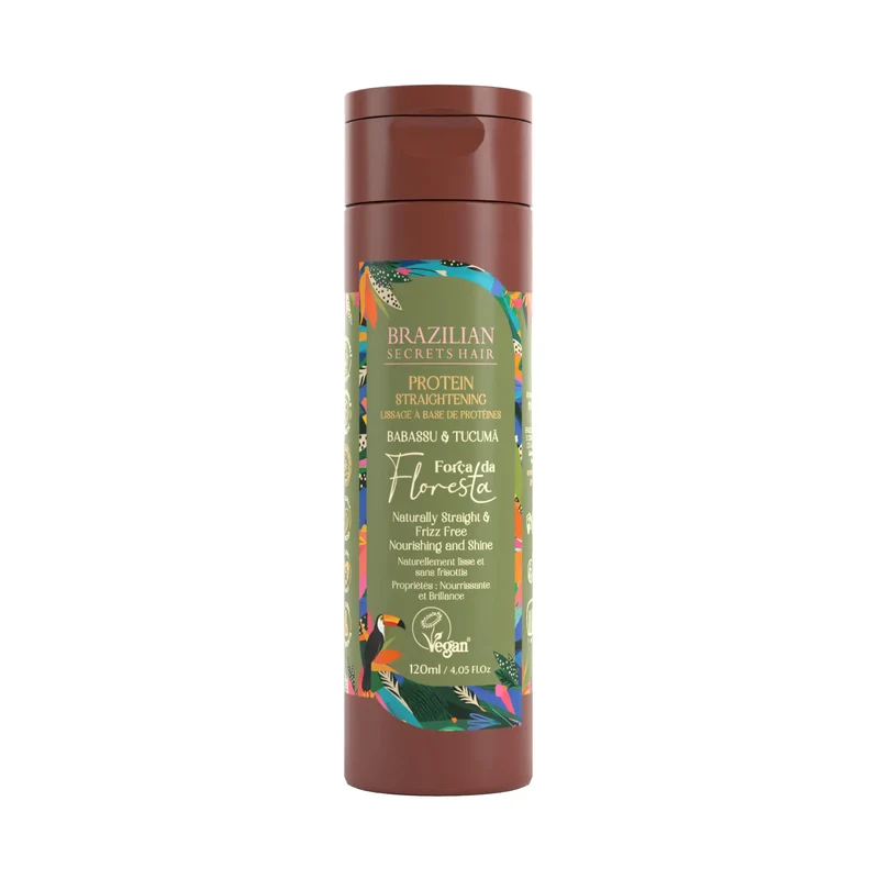 Brazilian Secrets Hair -Força da Floresta - Kit lissage à la protéine - (3 x 120ml)