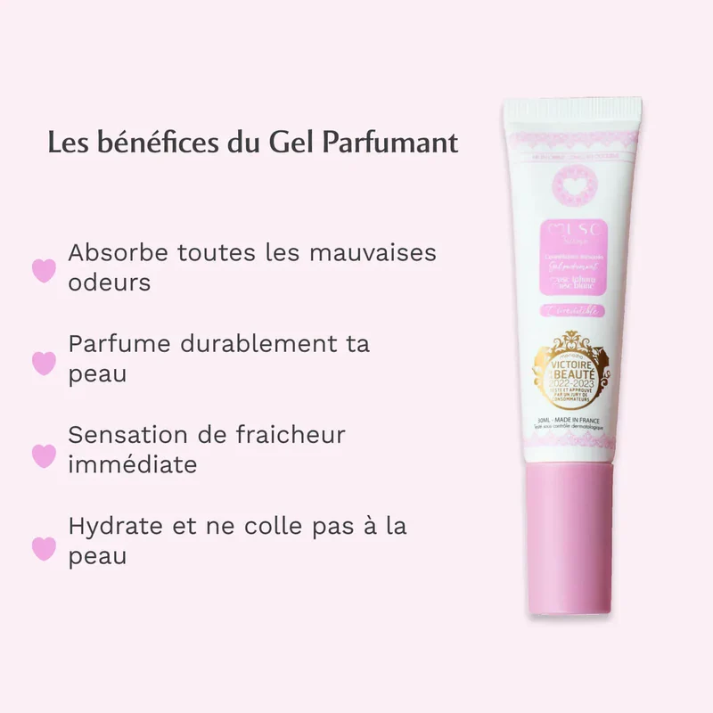 Musc Intime - L'irrésistible - Musc intime en gel "musc blanc" - 30ml
