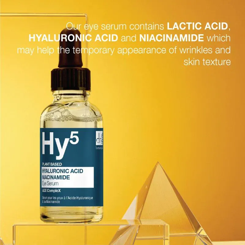 Dr Botanicals Sérum pour les yeux à l'acide hyaluronique et à la niacinamide Hy5 15 ml