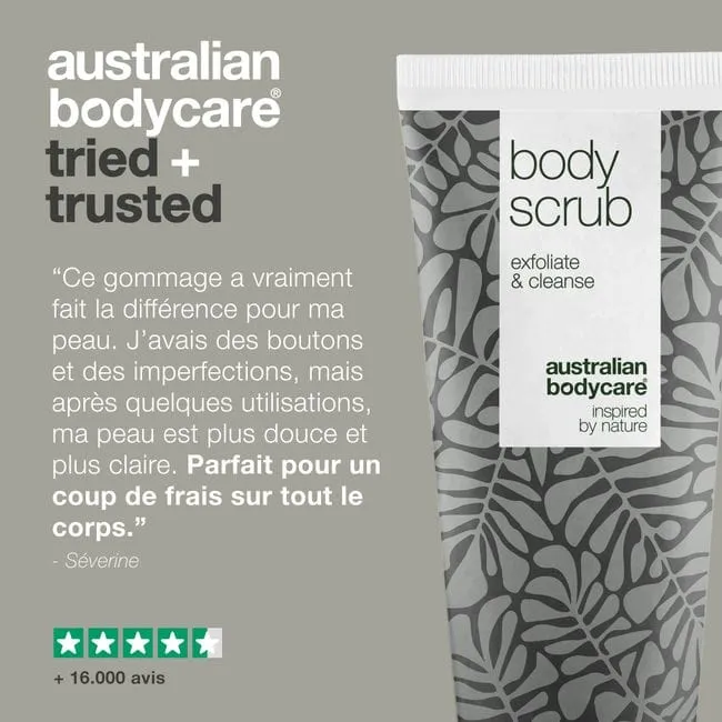 Australian Bodycare Gommage corporel à l'huile d'arbre à thé 200 ml