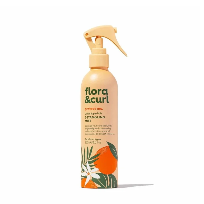 Flora & Curl - "Protect Me African" Brume Démêlante Superfruit Citrus Bloom 250 ml