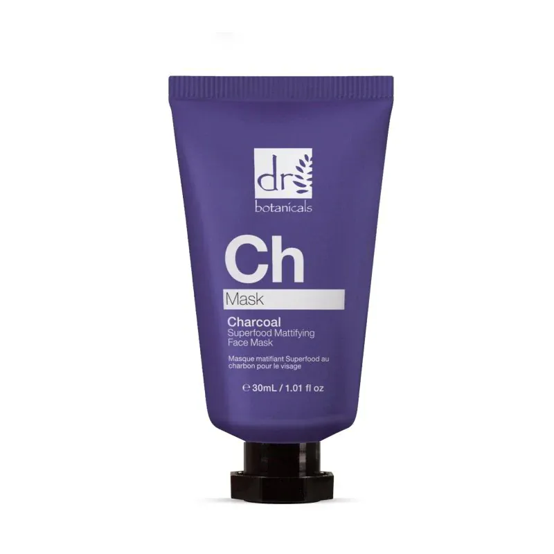 Dr Botanicals - Ch Charcoal Masque Visage Matifiant Superfood 30ml
