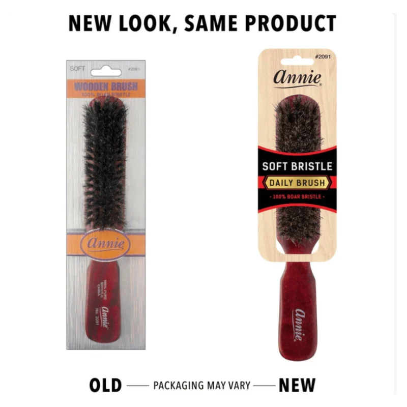 Annie Boar Bristle Soft Wooden Brush #2091
