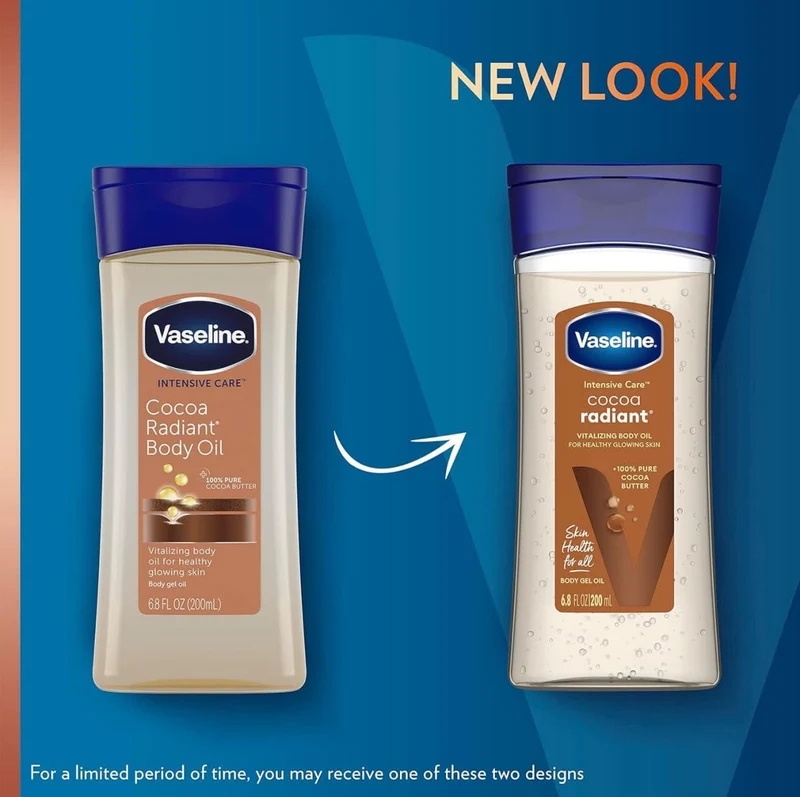 Vaseline - Huile Corporelle au Beurre de Cacao "Cocoa Radiant" - 200ml