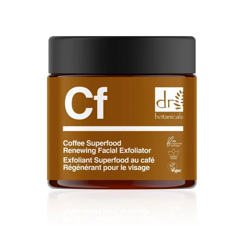 Dr Botanicals - Exfoliant visage régénérant aux superaliments Cf Coffee 60ml