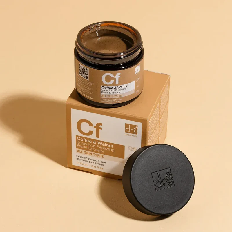 Dr Botanicals - Exfoliant visage régénérant aux superaliments Cf Coffee 60ml