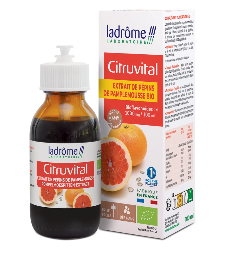 Citruvital - Extrait bio de pépins de Pamplemousse