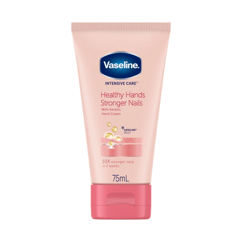 Vaseline Intense Care - Crème Pour Mains et Ongles "Healthy Hands Stronger Nails"-75ml