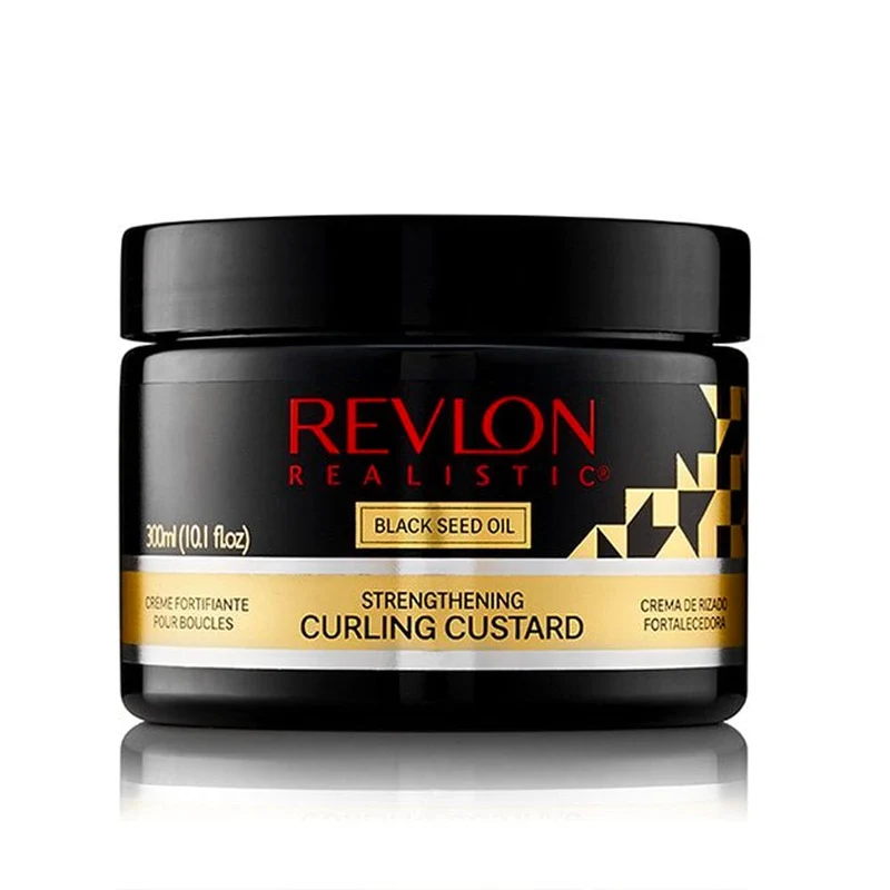 Revlon - Black Seed Oil - Crème fortifiante pour boucles "curling custard" - 300ml