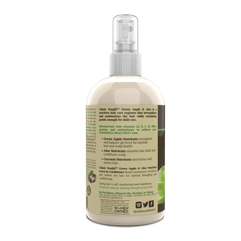 Taliah Waajid - Leave-in conditioner "pomme et aloé vera" - 355ml