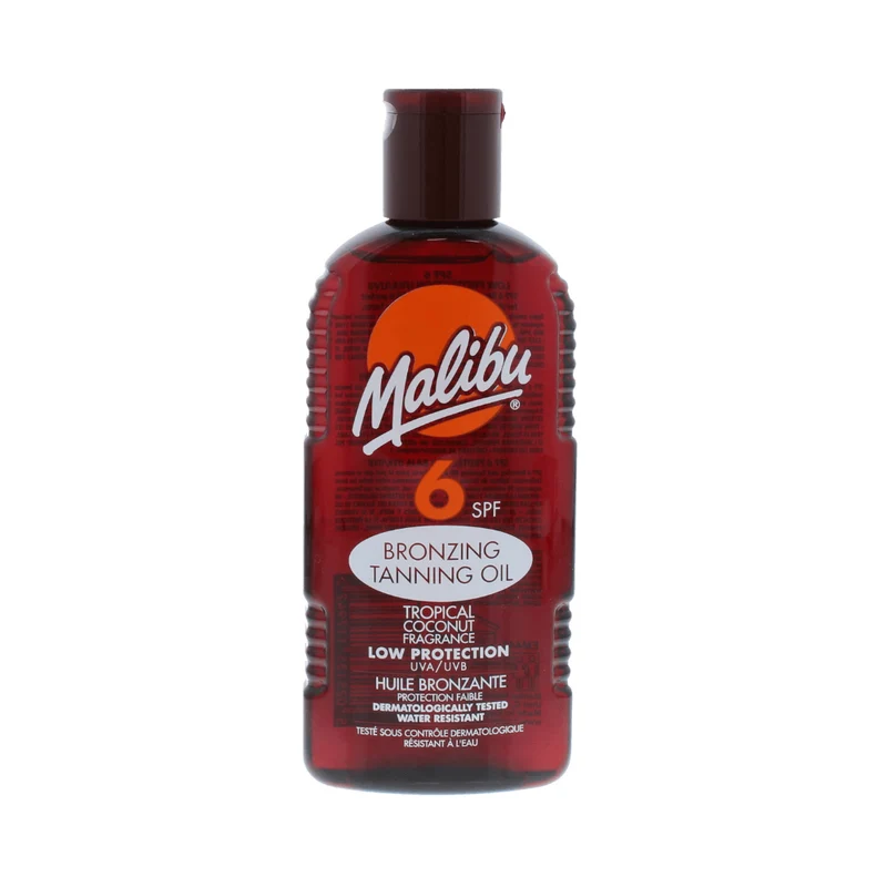 Malibu - Huile Bronzante à La Noix de Coco Tropicale "Bronzing Tanning Oil Tropical Coconut " SPF6 - 200 ml