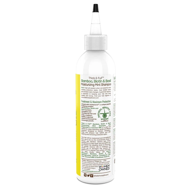 Taliah Waajid - Bamboo Biotin & Basil - Shampoing hydratant "menthe" - 237ml
