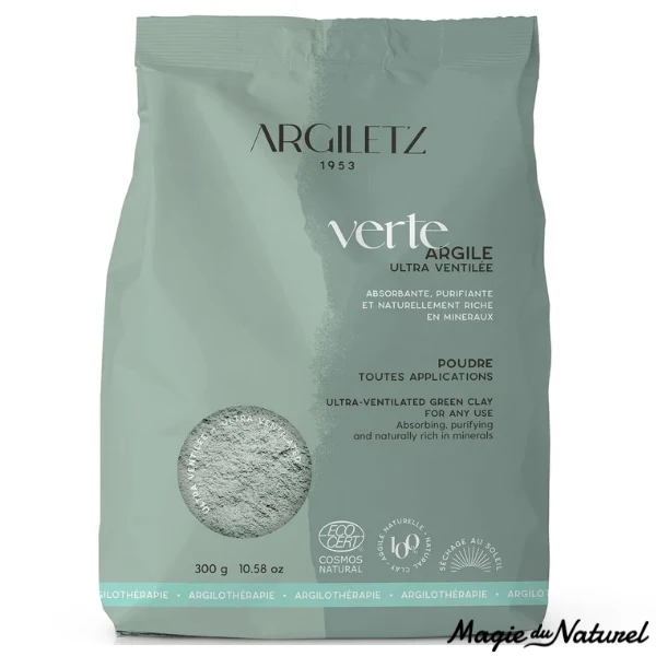 Argile verte ultra-ventilée 300g