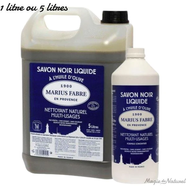Savon Noir liquide à l'huile d olive LAVOIR (1litre / 5litre)