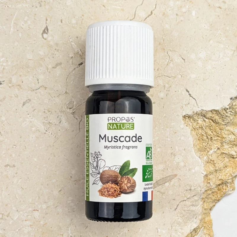 Huile essentielle de Noix de muscade Bio