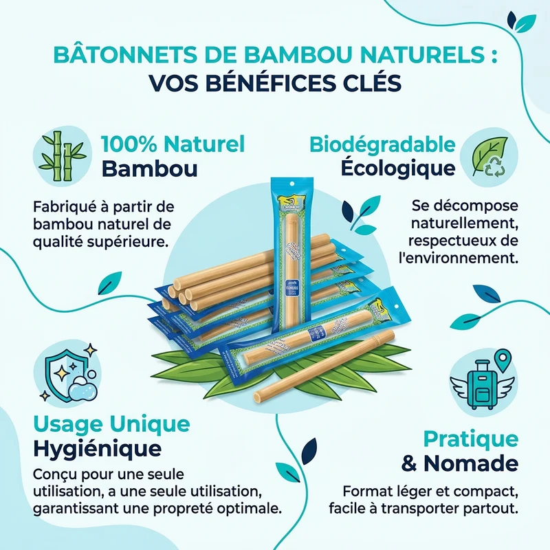 Lot de 10 Siwak Naturel Haute Qualité - Bâtons d'Arak