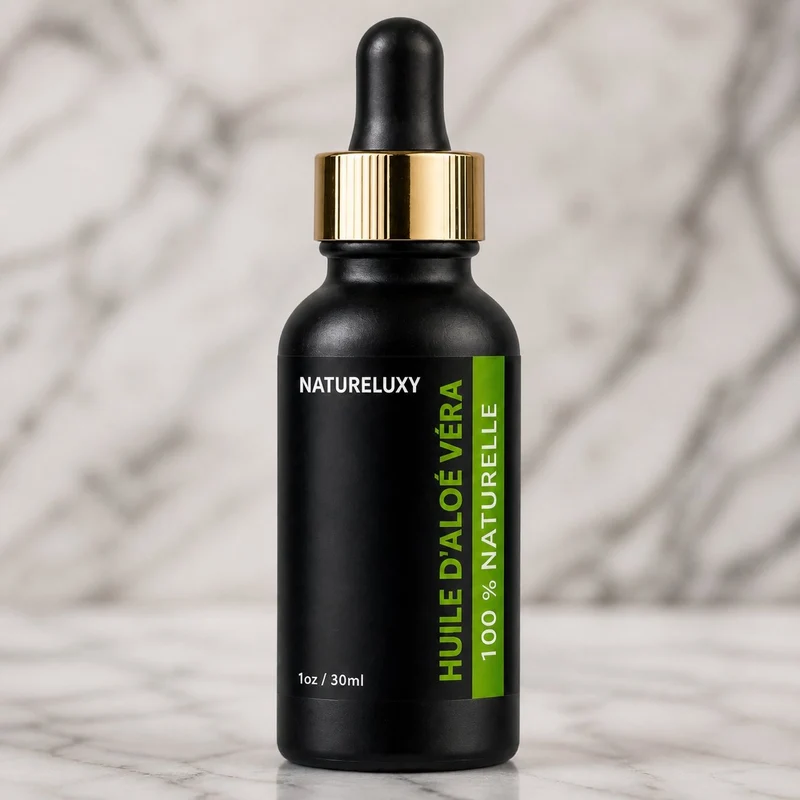 Huile d'Aloé Vera 30mL pipette + Huile d'Aloé Vera 30mL 100% Naturelle Spray