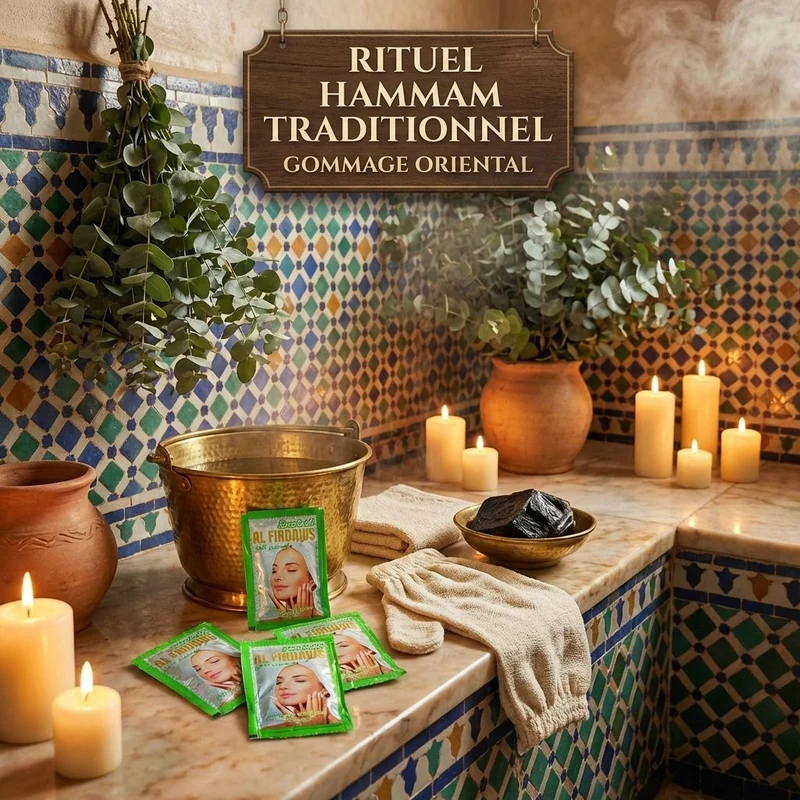 Carton de 100 dosettes de savon noir naturel - produits hammam