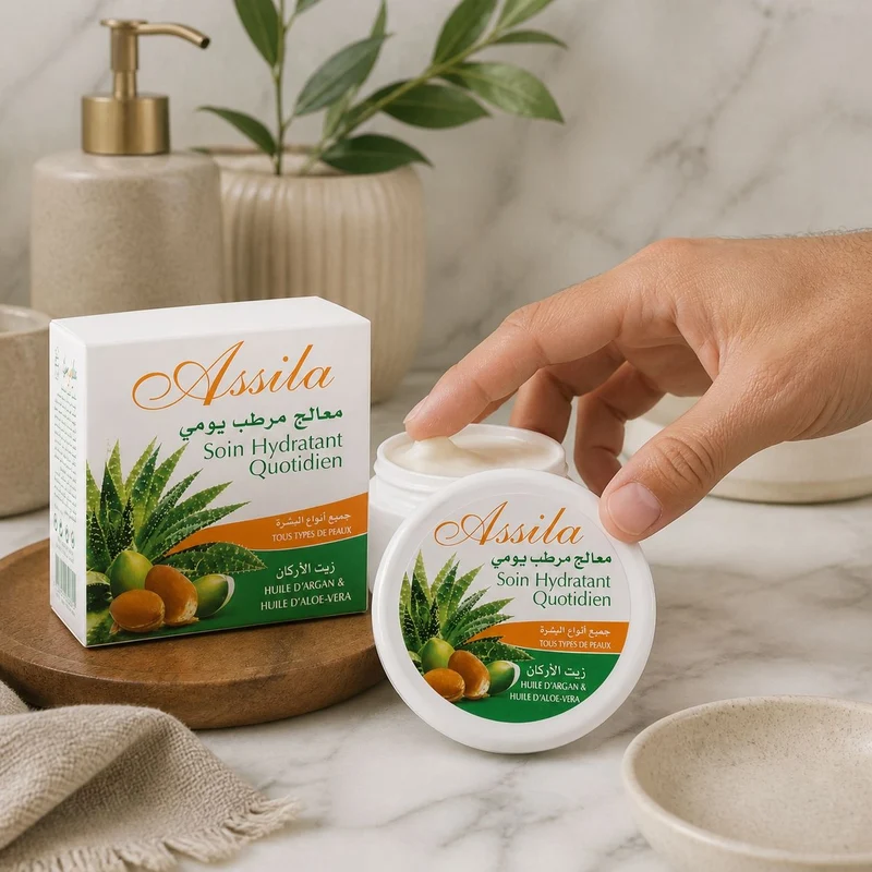 Crème à l'Aloé Vera & Argan 100% Naturel excellent Anti-Ride