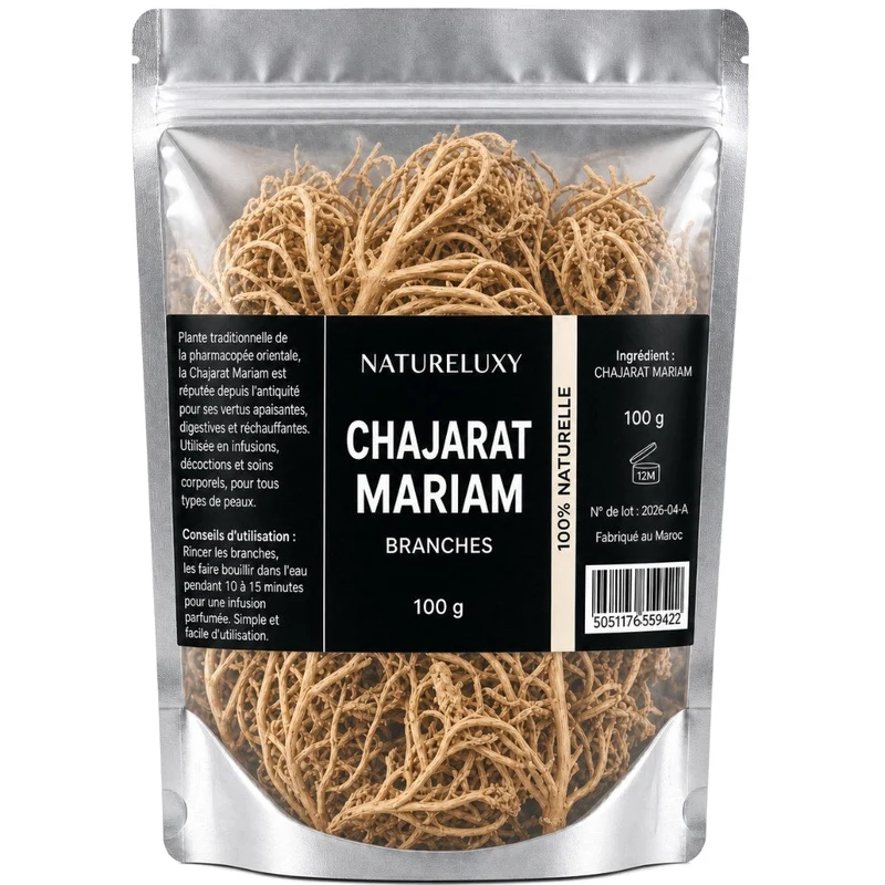 Chajarat Mariam 100g Plante pour La Fertilité des Femmes