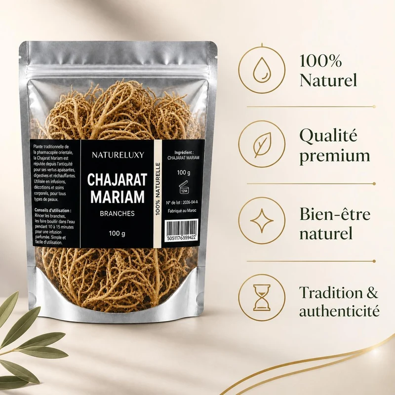 Chajarat Mariam 100g Plante pour La Fertilité des Femmes
