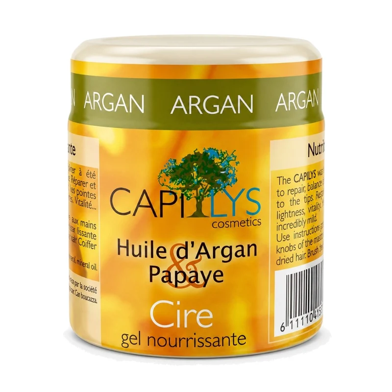 Gel Nourrissant Argan & Papaye Capilys — Cire Gel Capillaire