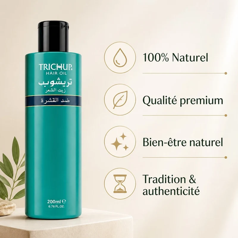 Huile Anti-pelliculaire Soin Indien Trichup 200mL
