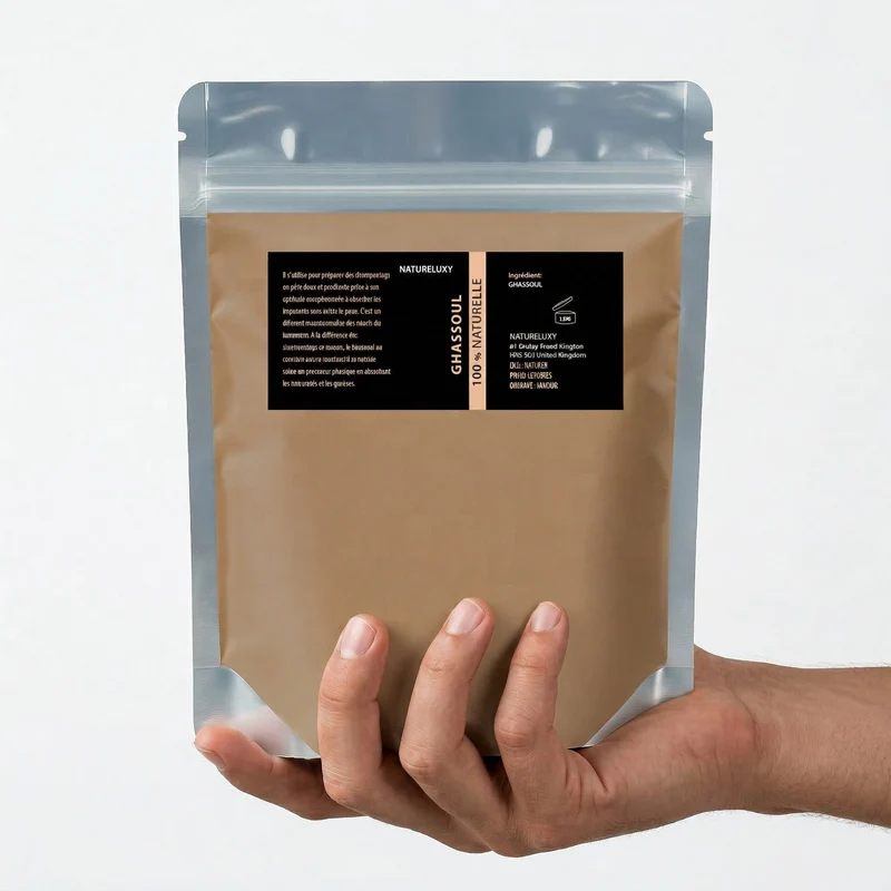 1Kg Argile Ghassoul en Poudre Ultrafine - Masque Visage Corps Cheveux - Moroccan Lava Clay