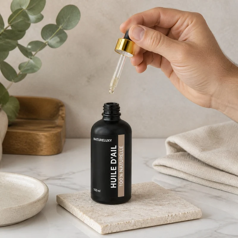 Huile d'Ail 100mL Pipette 100% Naturelle