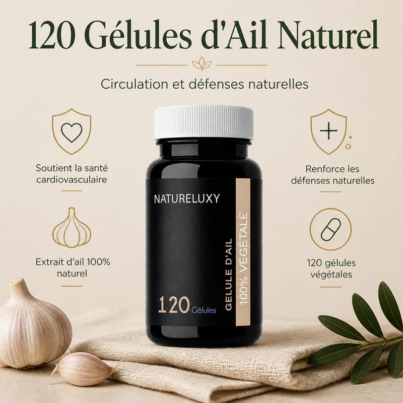 120 gélules d'Ail Naturel
