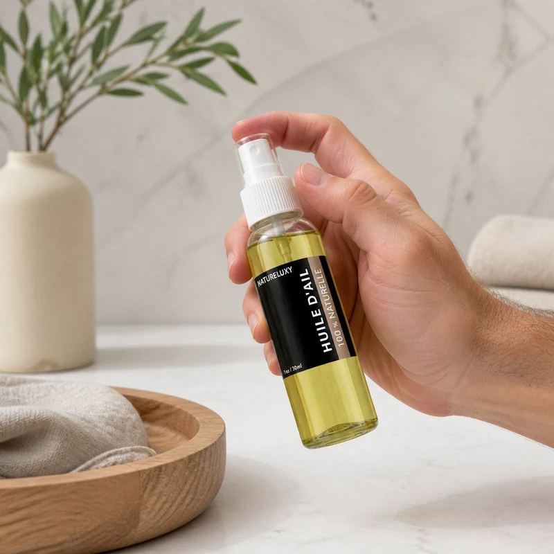 Huile d'Ail 100mL Spray 100% Naturelle