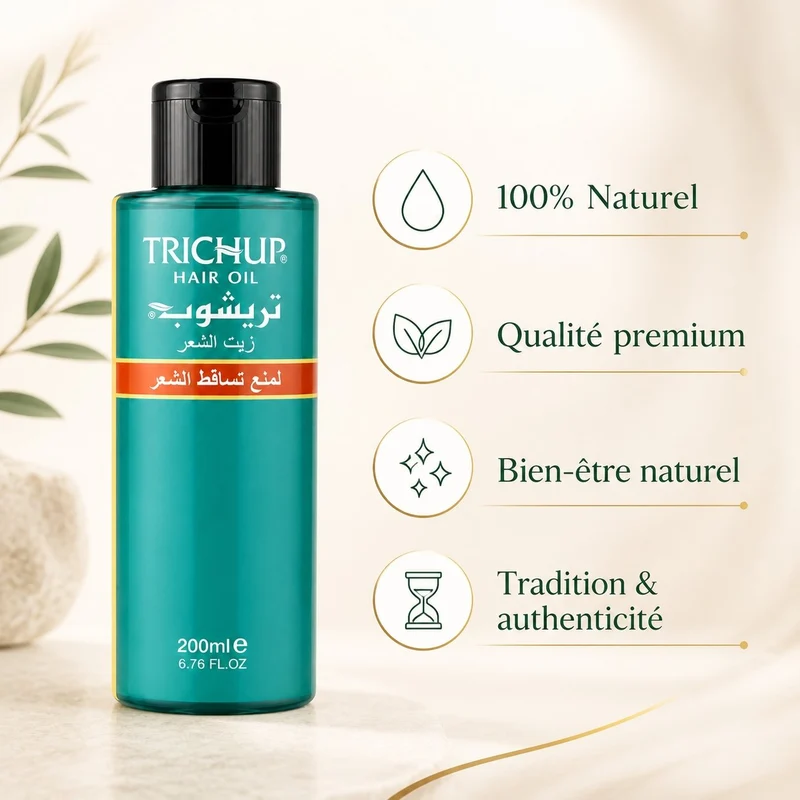 Huile Anti-Chute Soin Indien Trichup 200mL