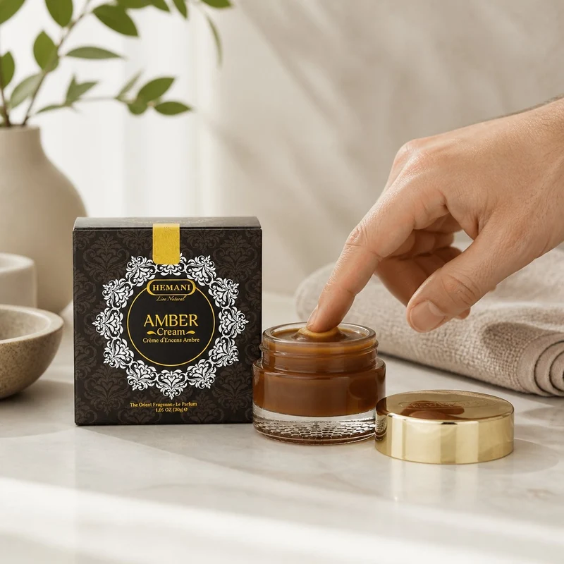 Crème Ambré pour le Corps Hemani 30 g - Crème Cosmétique Corps