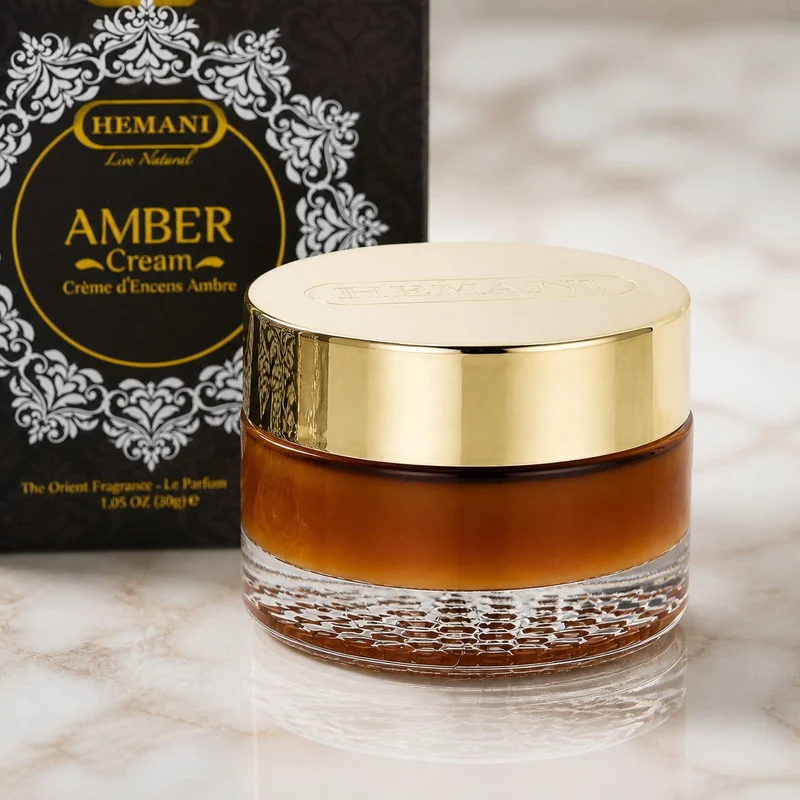 Crème Ambré pour le Corps Hemani 30 g - Crème Cosmétique Corps