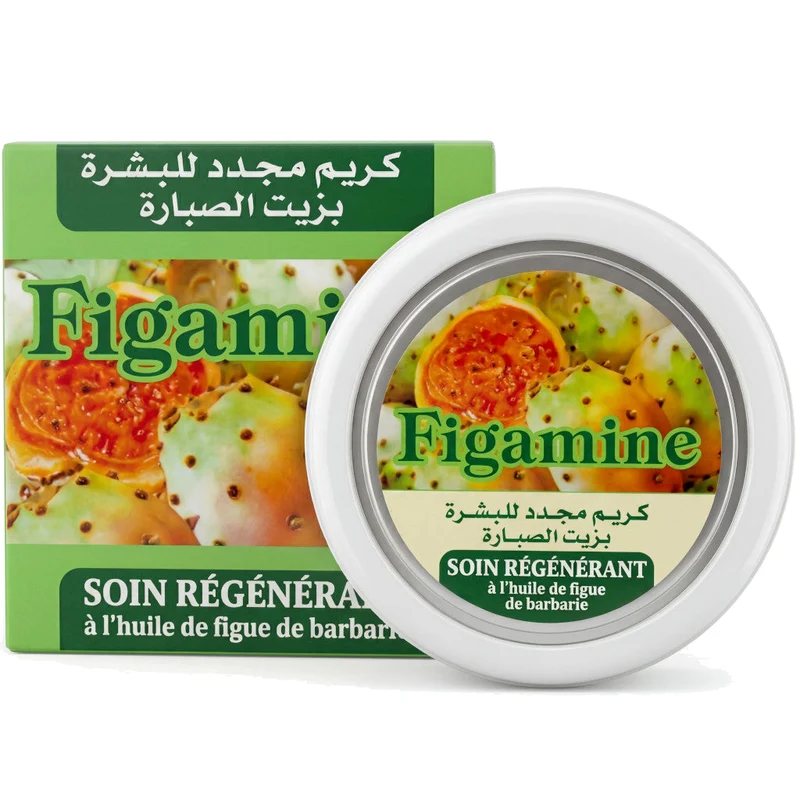 Crème à la figue de barbarie Figamine 100 ml – Soin régénérant visage, corps & mains
