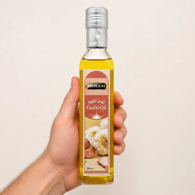 Huile d'Ail 250mL 100% Naturelle Hemani
