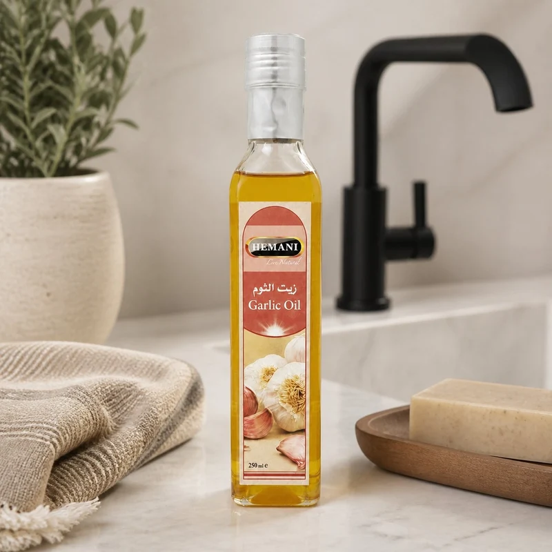 Huile d'Ail 250mL 100% Naturelle Hemani